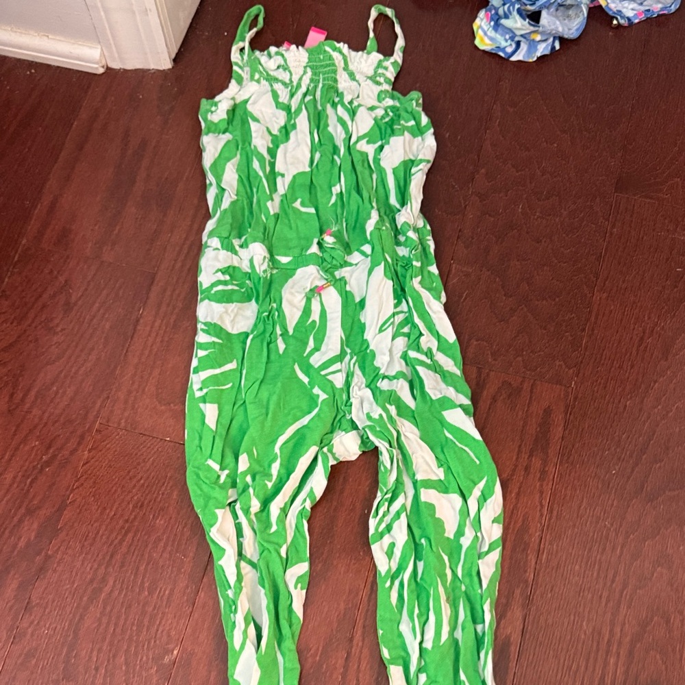 Lilly Pulitzer for Target Green and White Kids Romper